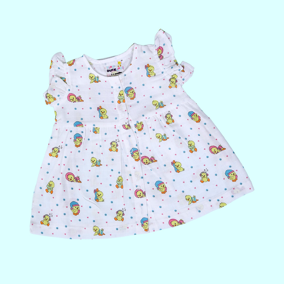Little Fluffs Muslin Frock