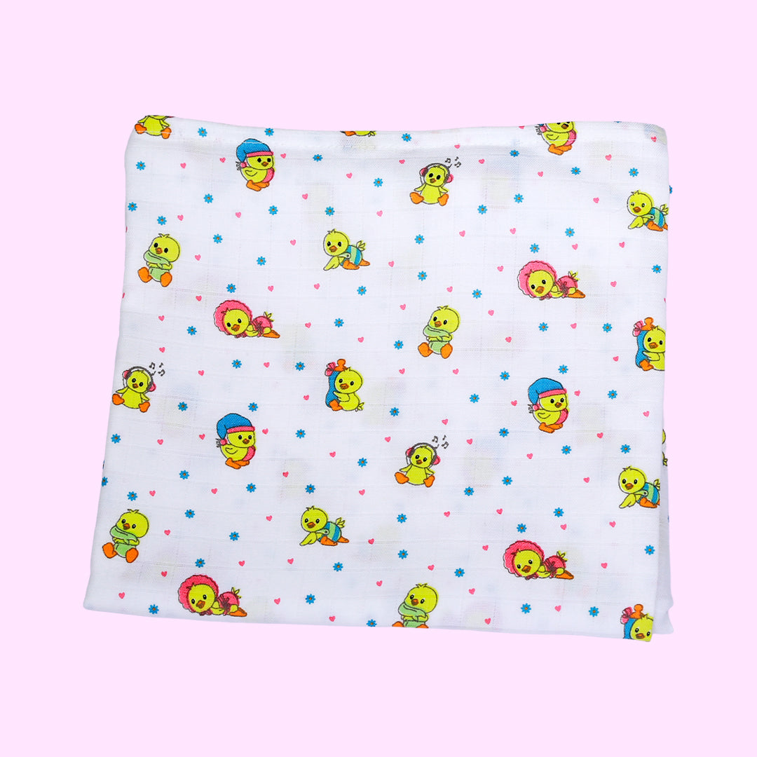 Muslin small towel / burp cloth -Sleepy fluffs