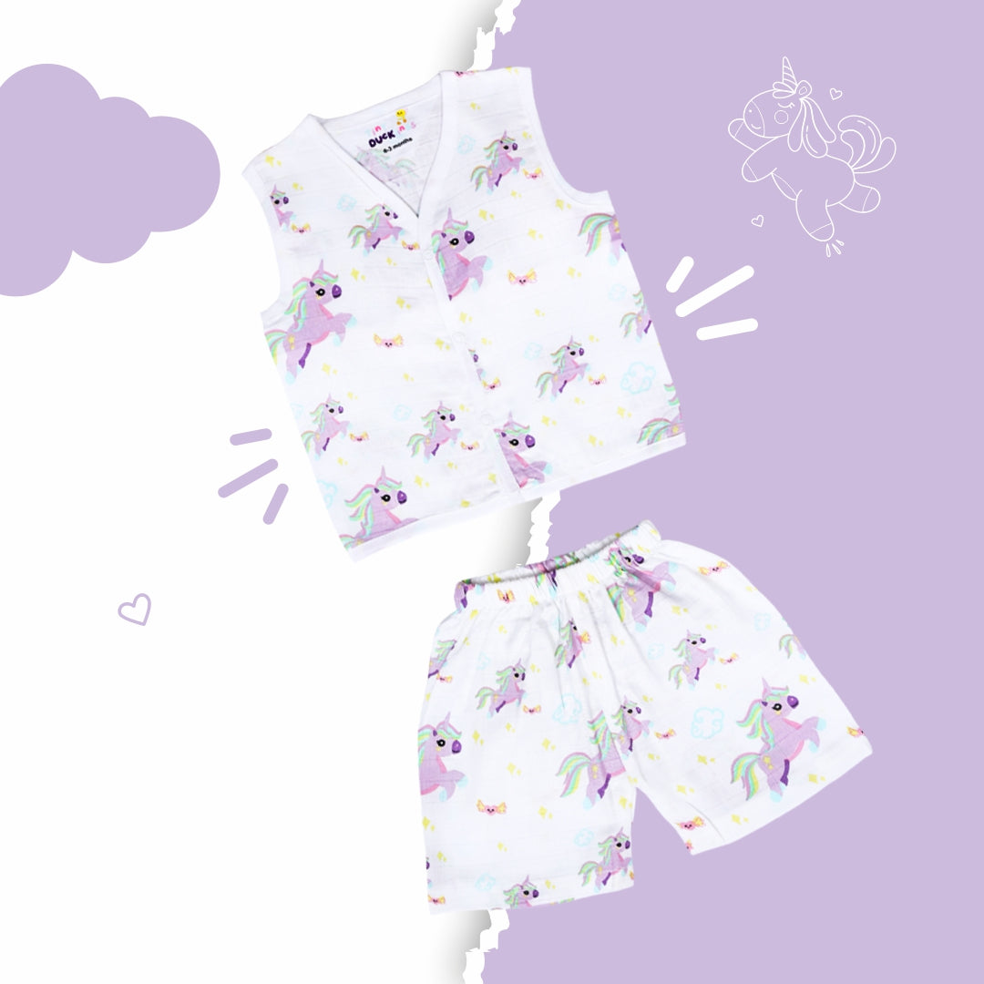 Muslin Jabla with Shorts