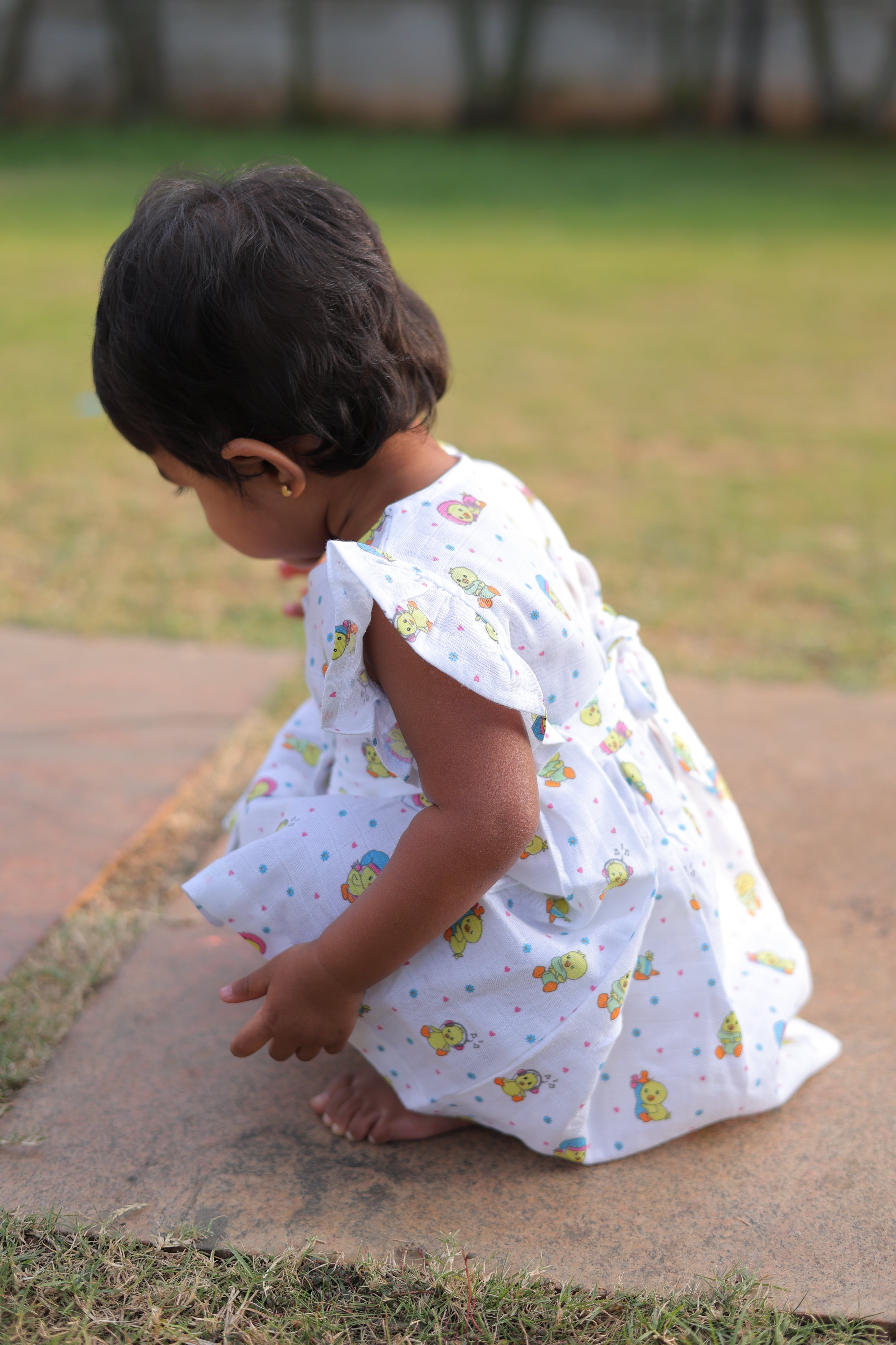 Little Fluffs Muslin Frock