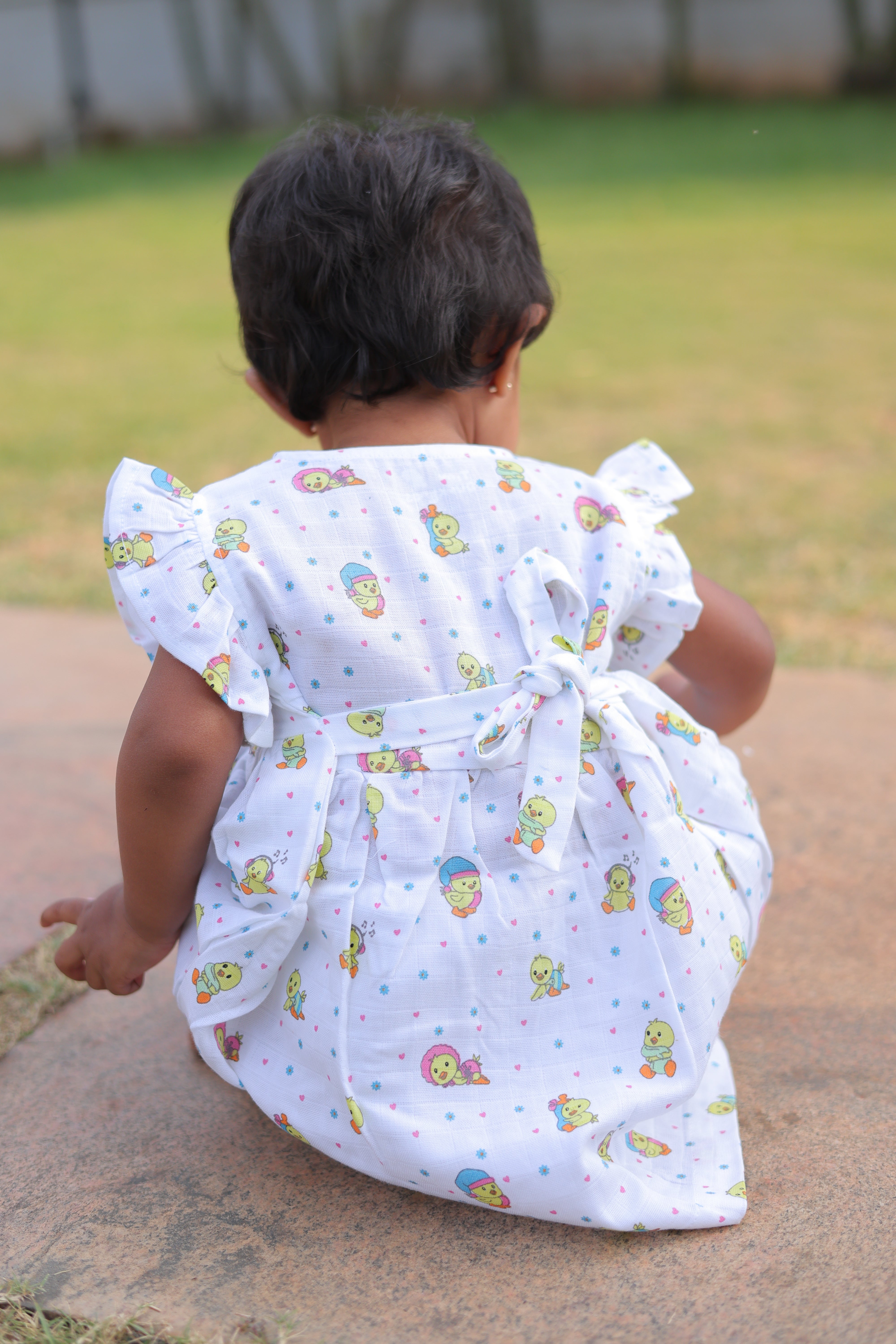 Little Fluffs Muslin Frock