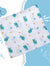 Muslin small towel / burp cloth -Bunny tickles