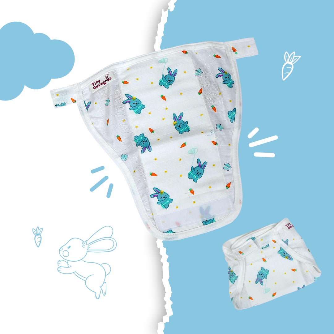 Muslin Nappies - Velcro