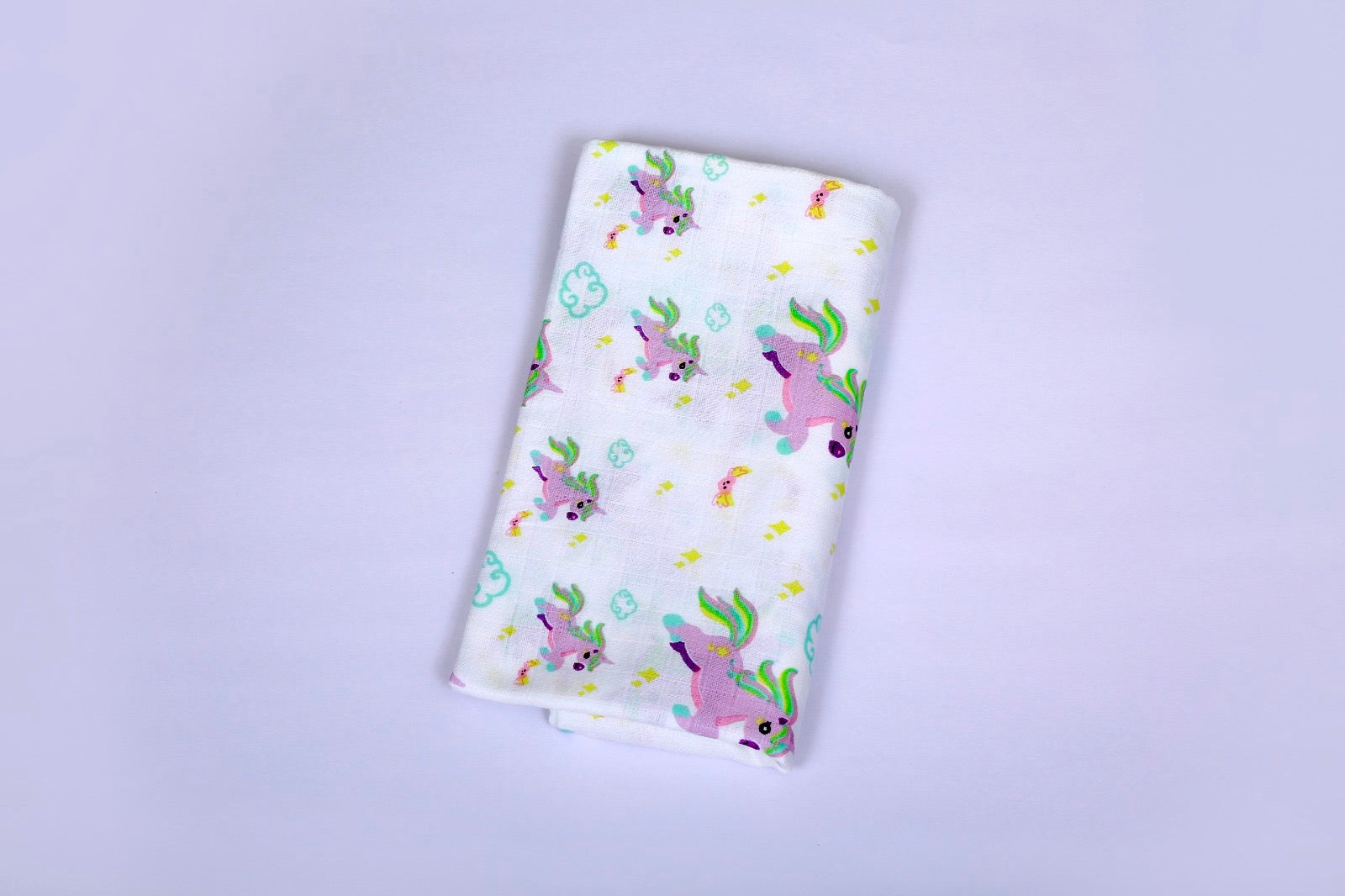 Muslin small towel / burp cloth -Sparkling Unicorn 🦄