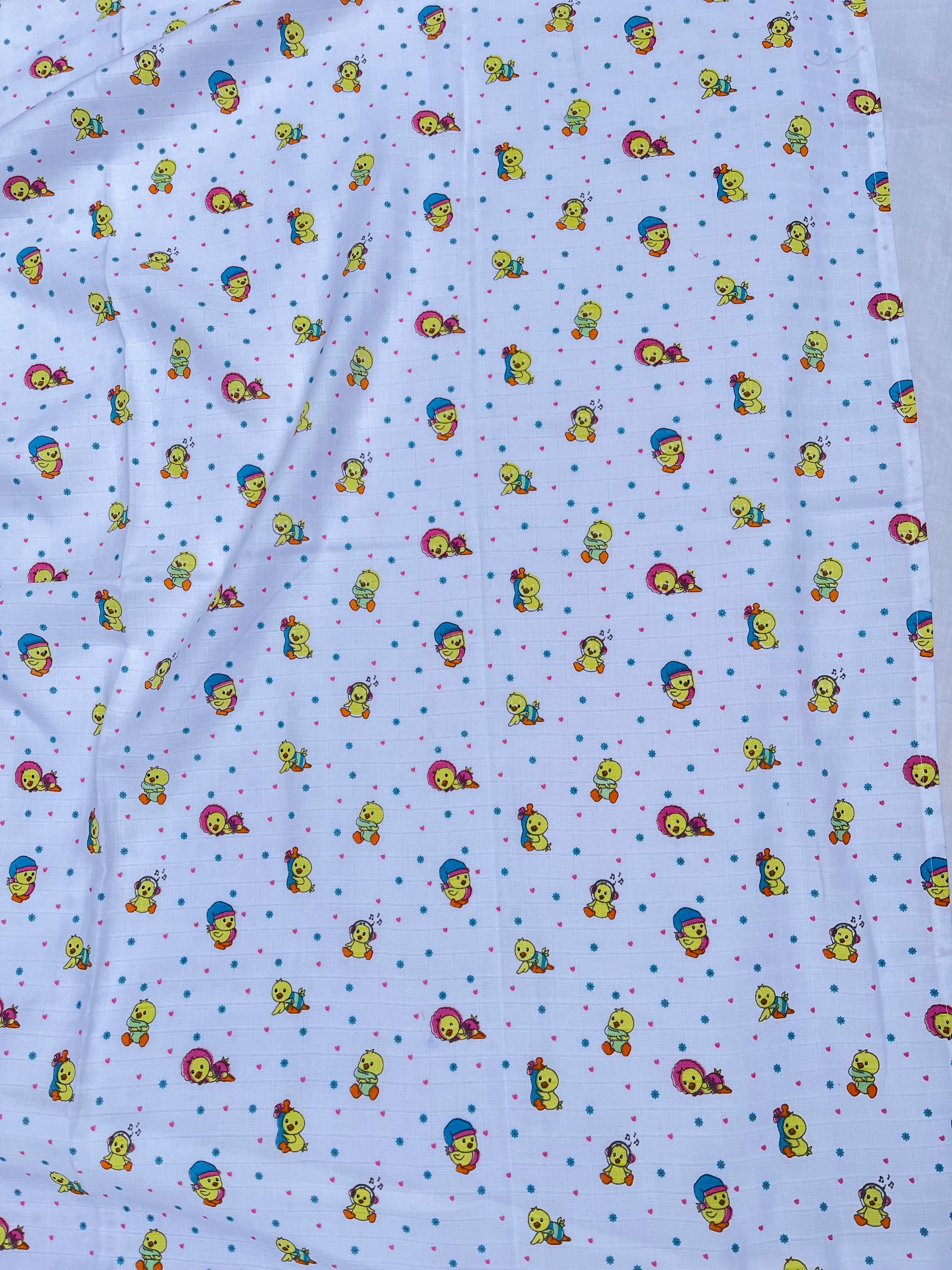 Sleepy Little Fluffs - Large Muslin Swaddle / Bath Towel