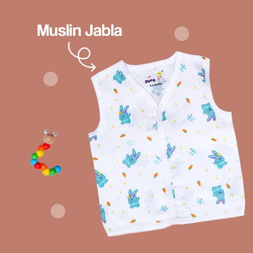 Bunny Tickles- Muslin jabla