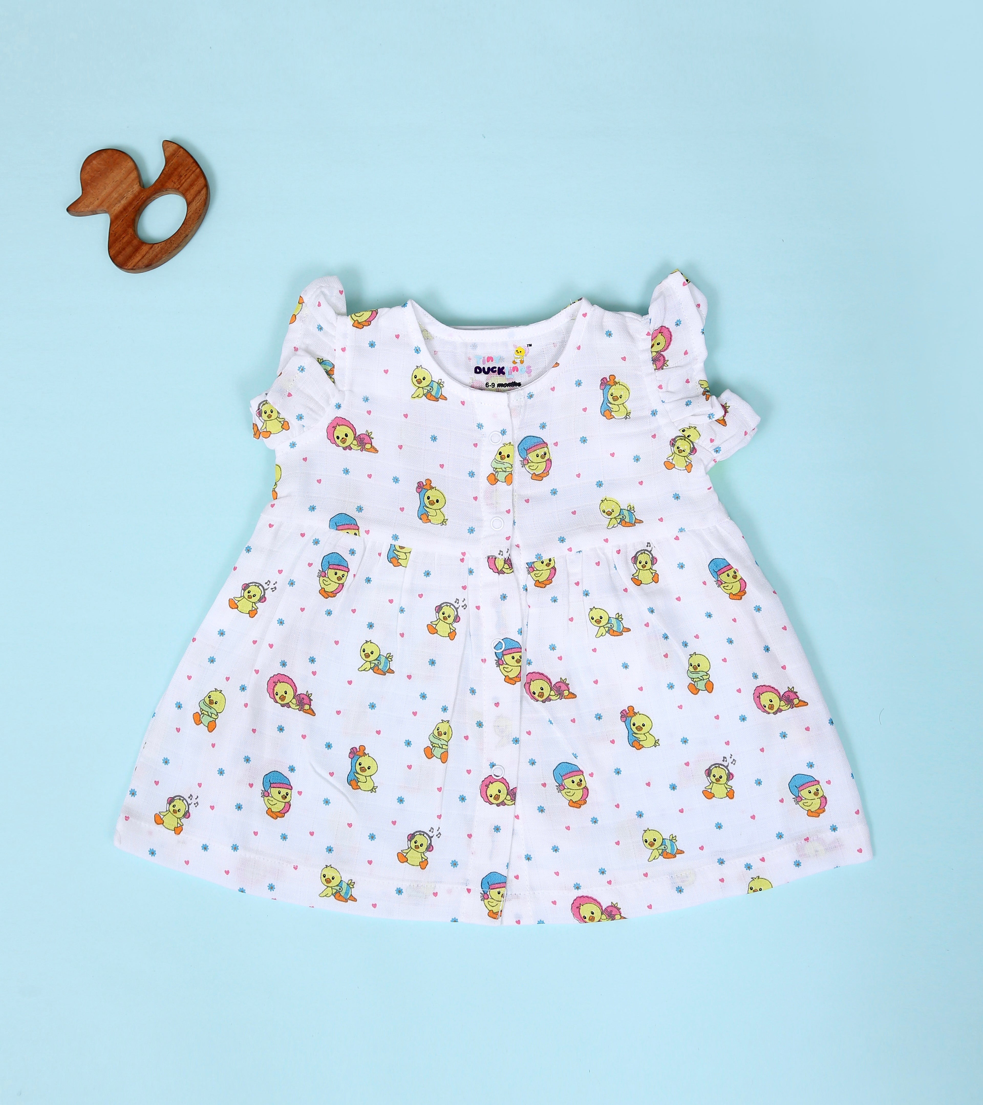 Little Fluffs Muslin Frock