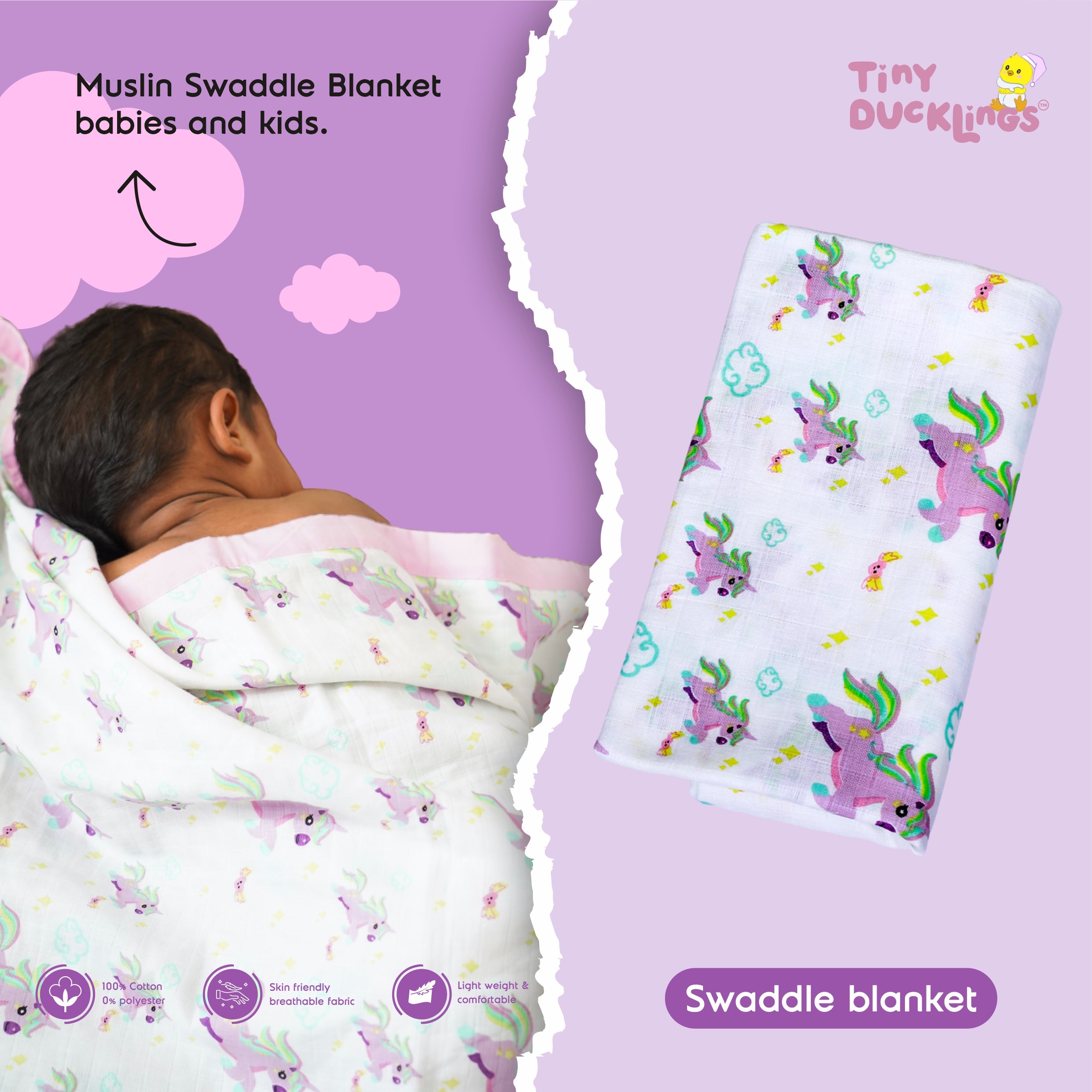 Muslin Swaddle / Bath Towel